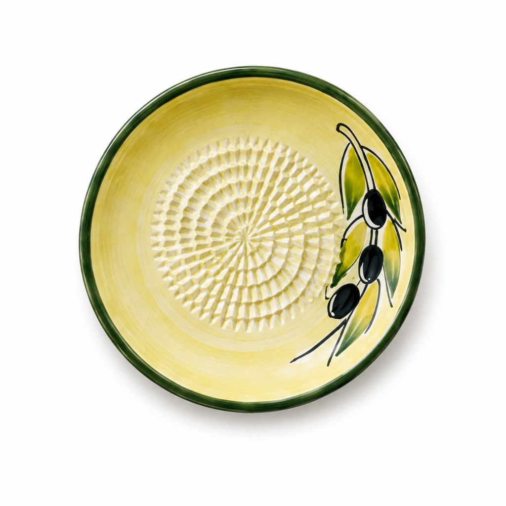 Grattugia di ceramica per frutta e verdura, fresca e congelata.